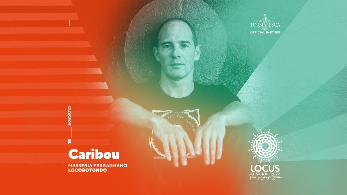 Al Locus 2022 un altro grande nome dell'elettronica internazionale più raffinata: Caribou si esibirà con la sua band il 15 agosto, a Locorotondo (BA) in Masseria Ferragnano.
Biglietti disponibili dalle ore 10:00 di venerdì 3 dicembre 2021 su DICE e Ticketone