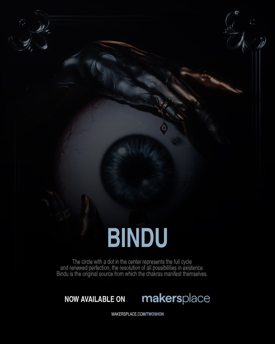 "Bindu" (1/1) is now available on <a href="/makersplaceco/">MakersPlace</a>
 
Reserve price 0.75 ETH

makersplace.com/twoshon/bindu-…