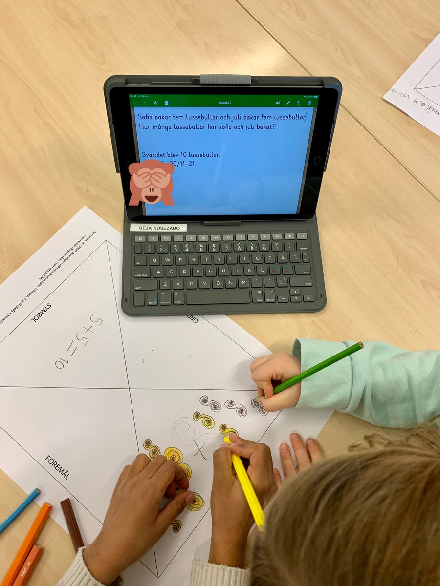 Vi välkomnar mattevecka i vårt STL-arbete och eleverna skriver räknehändelser för första gången. De små ettorna skriver med stor kreativitet och kämpar med att ställa frågor. Det är inte lätt men inte heller omöjligt!
#STL #mariehällsskolan