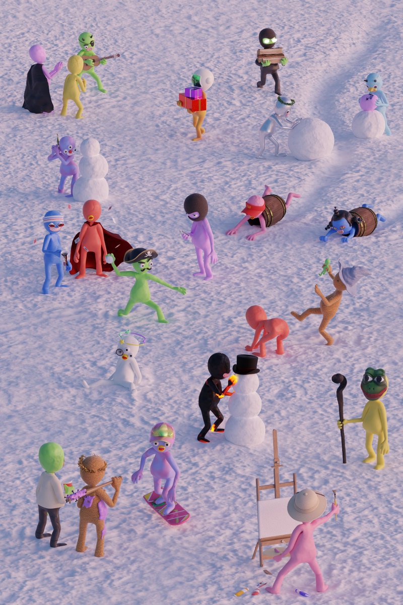 gm! It's december already ❄️

Who likes advent calendars?

Everyday until Christmas, Santa Clay will give some of you a little something.. 🎅

(Some gifts will only be for holders, but retweet each tweet from December and you might get a surprise..)

Day 1 : phone wallpaper 🎁