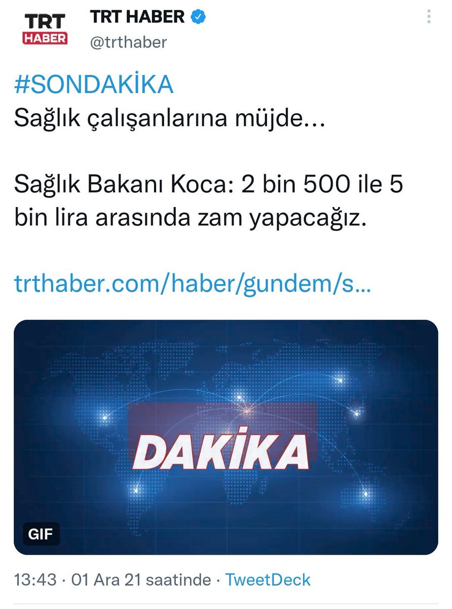 Hekimlere yapılan zammı Sağlık çalışanlarına yapıldı diye gösterip göz boyamanıza izin vermeyeceğiz. Yetkili sendikayıda göreve davet ediyoruz.  #Sağlıkçınınoyuyok