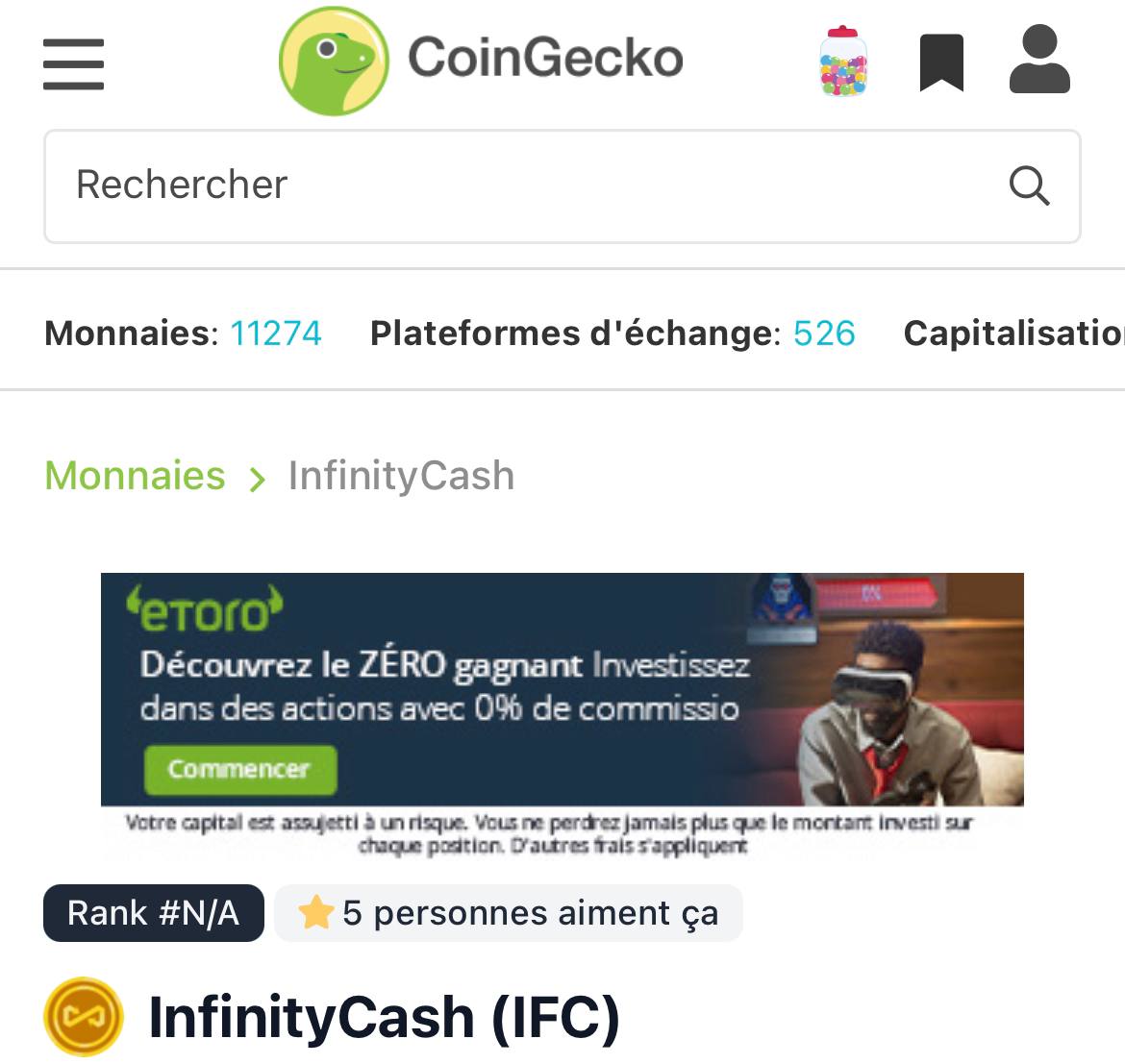 InfinityCashOff's tweet photo. 🪙INFINITY CASH IS NOW LISTED ON @COINGECKO🪙

🦎 EVERYONE WANTS IT! TIME TO BUY TO GET THE NEW MASSIVE PASSIVE INCOME©  🦎

#BSCGems #CoinGecko https://t.co/sXq9XRoiHh