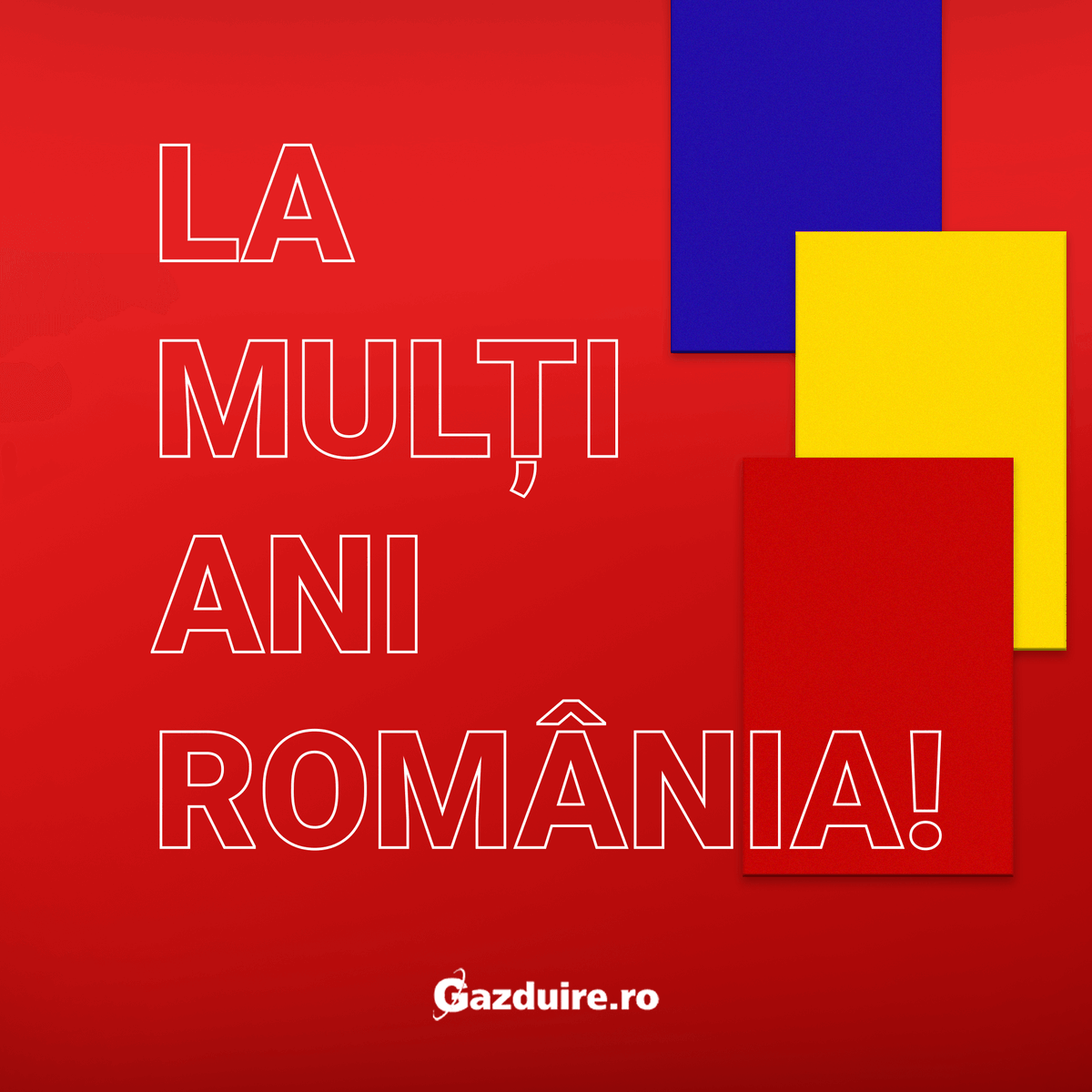 gazduirero's tweet photo. La mulți ani românilor de pretutindeni!

Azi, ca în fiecare altă zi, să fim mândri că suntem români! 😊 https://t.co/VhEqcJCrcw