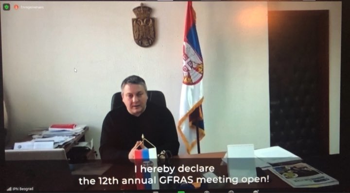 The 12th GFRAS Annual Meeting has been declared open in Serbia by Mr. Aleksandar Bogicevic, Assistant Minister of Agriculture, Forestry and Water Management of the Republic of Serbia!