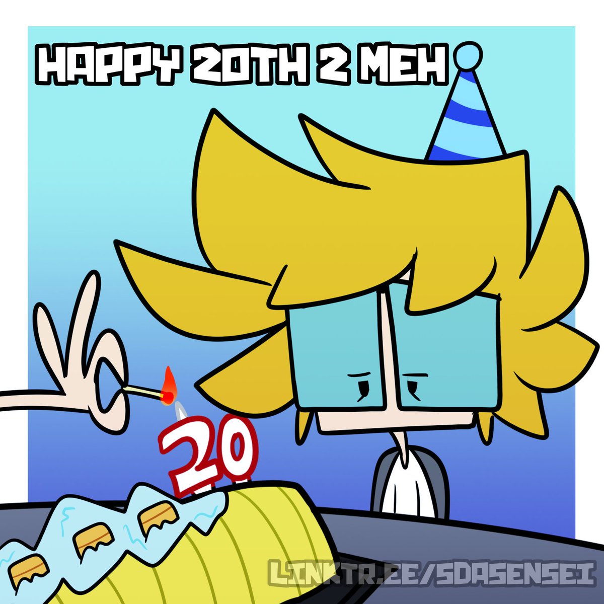 StevzDaSensei's tweet photo. So there, I'm no longer a teenager :C
Anyways this was inspired in some meme I saw, All I can say is I'm grateful to reach this age and I hope I can get more productive C:
Happy 20th bday 2 meh C:
#art #cartoon #drawing #bday #bdaytoday #birthday #HappyBirthday #HappyBirthdaytome https://t.co/jCef4ll22F