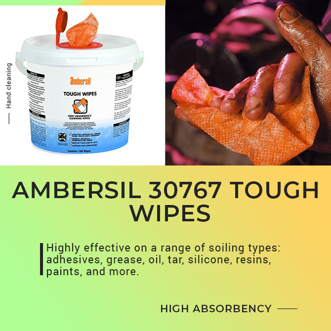 Ambersil Tough Wipes are highly effective of removing adhesives, grease, oil, tar, silicone, resins, paints, and more. 
Shop now 🔗bit.ly/3IaEUJC
#constructionwipes #ambersil #PaintCleaning #Cleaning #adhesives