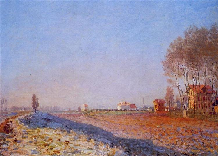 enigmister's tweet photo. The Plain of Colombes, White Frost, 1873 - Claude Monet

#arte #pittura #impressionismo #claudemonet #frenchart #frenchartist #Monet https://t.co/PuAgDZYZFS