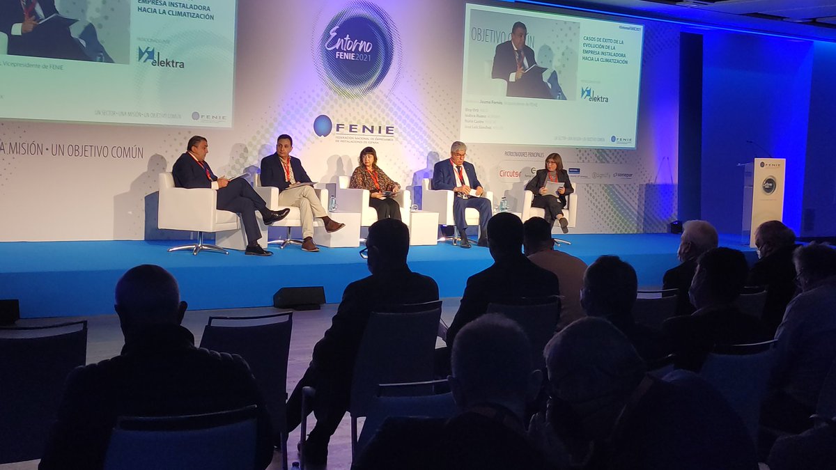 <a href="/Jaimefornes1/">Jaime fornes</a> modera una mesa sobre el tránsito de la empresa instaladora entre los ámbitos de la electricidad y la climatización, con la participación de <a href="/aiecscomunica/">aiecscomunica</a> <a href="/Fegicat/">FEGiCAT</a>  <a href="/IMEYCA/">IMEYCA</a> y <a href="/AesluxInstalad1/">AesluxInstaladores</a> <a href="/FenieInstalad/">FENIE</a> #EntornoFENIE2021