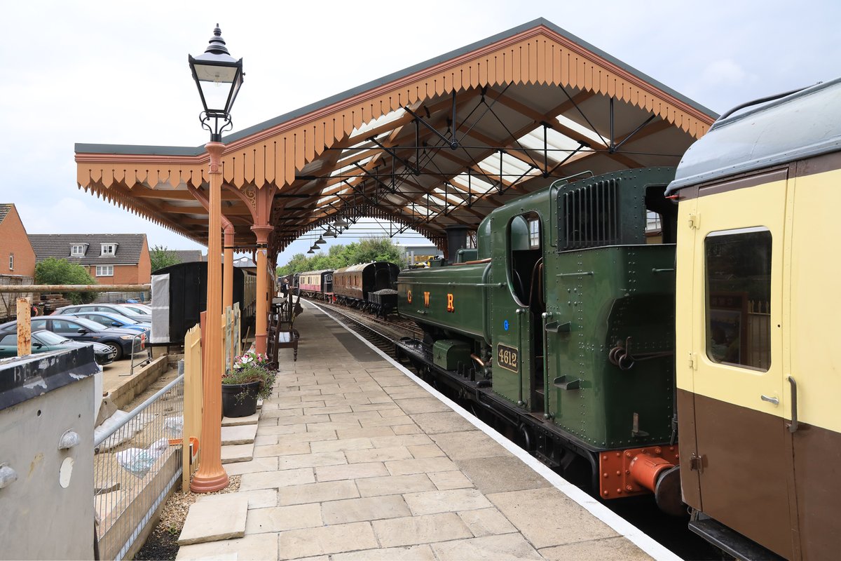 The winner of the 2021 Chairman's Special @NRHAwd, chosen by Theo Steel before his illness took him, is @CWRailway's amazing restoration of the Brunel-style train shed formerly at Maidenhead, and now at Wallingford.