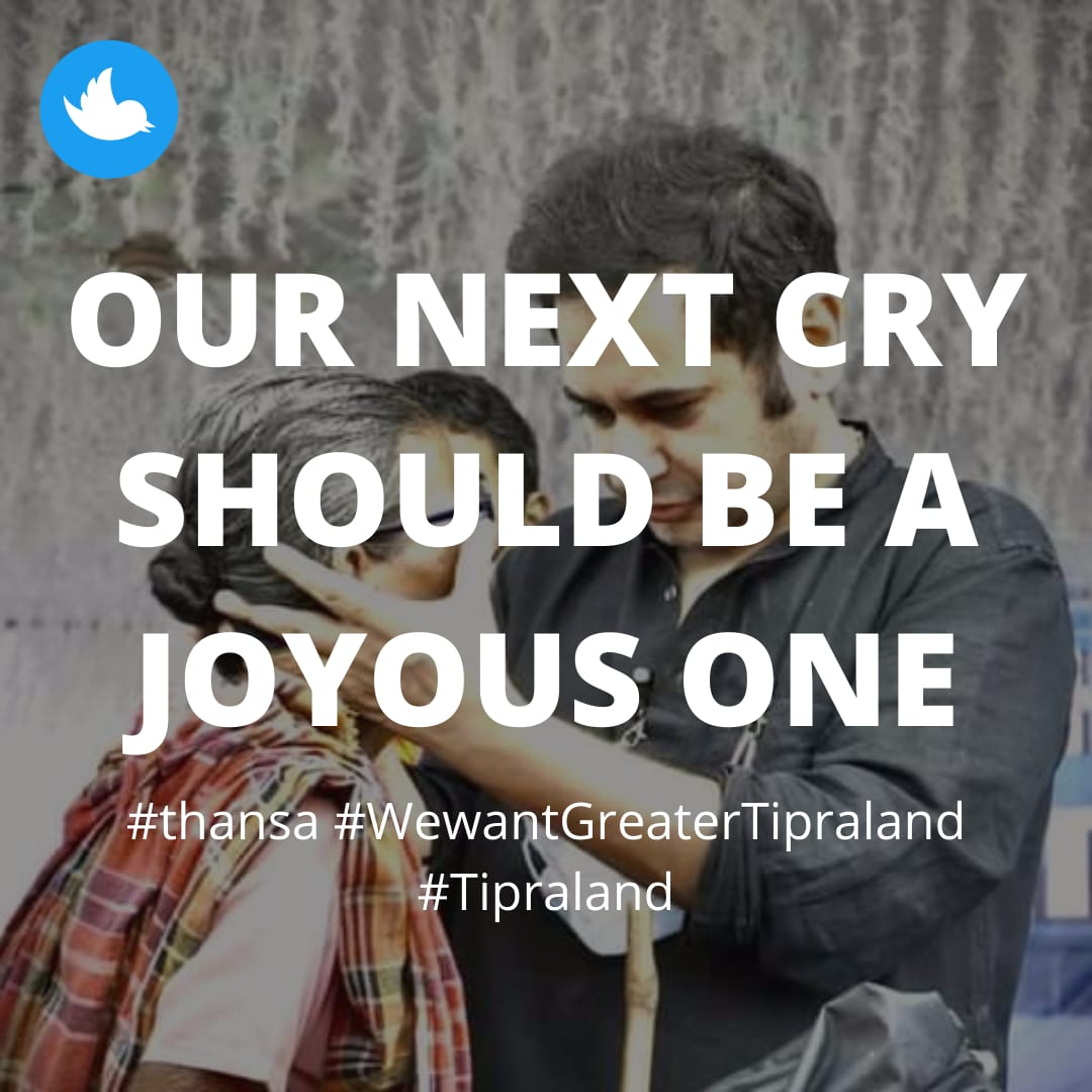 YTFTIPRA's tweet photo. #thansa 
#WewantGreatertipraland 
#tipraland 
@YTFTIPRA 
@PradyotManikya https://t.co/3hBSjmkaXU