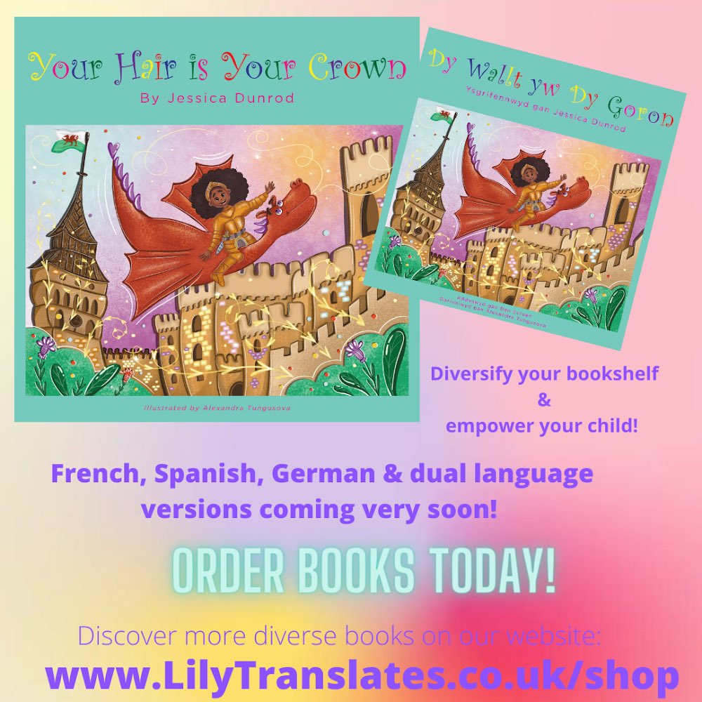 JDunrod's tweet photo. I’ll soon be updating the @TranslatesLily website with instructions on how your can #preorder your #welshlanguage #childrensbooks 🙌🏾
https://t.co/id5FYWLePi
I’d love to see #welshlibraries & #schools included these in there collections & author events!
https://t.co/lliI1463mF https://t.co/wR00USqWsd