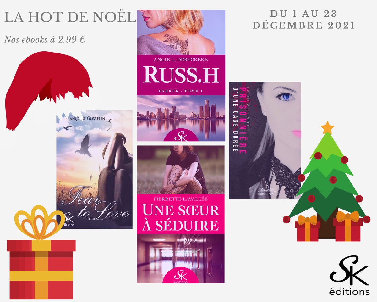 4 de nos ebooks sont en promotion jusqu'au 23 décembre.

#skeditions #promotions #ebooks