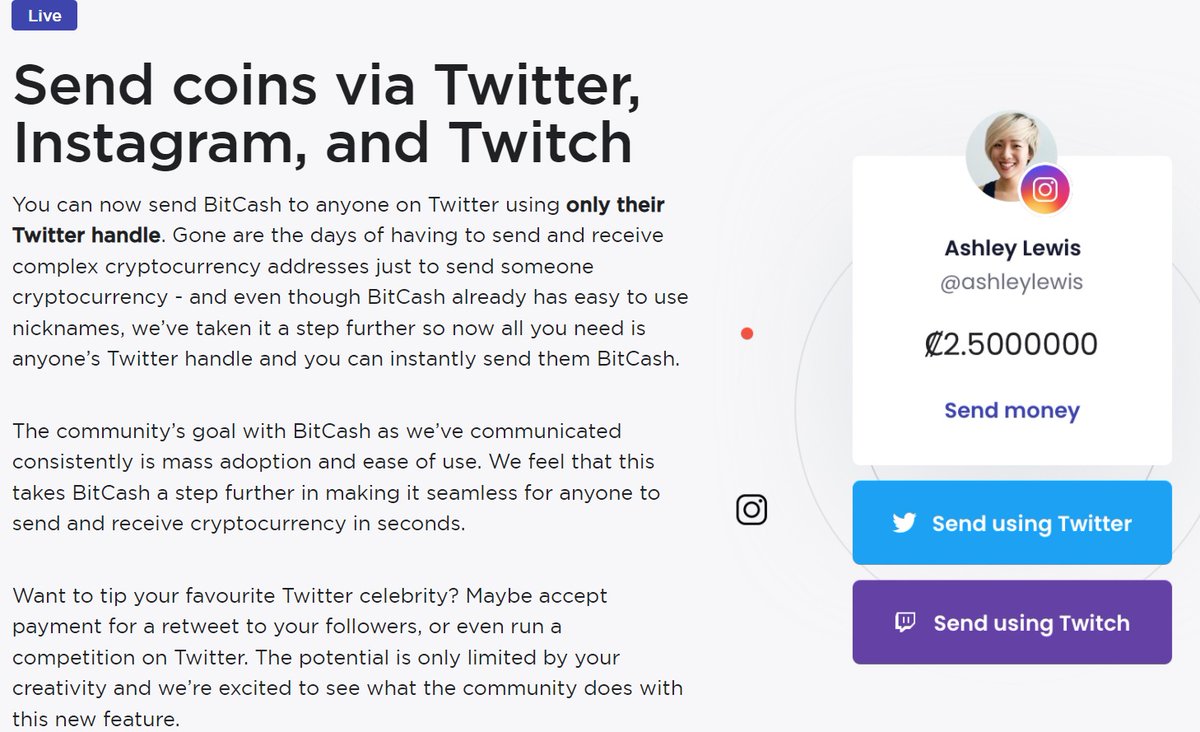 BitcoinRubio's tweet photo. Did you miss #bitcoin 

Take a look at @ChooseBitCash #BITC #BITCASH

https://t.co/32CeKJYDvm
Send #bitc using #twitter #instagram or #twitch
Telegram: https://t.co/UFr0PWjP8f

#bsc bridge available: https://t.co/LyXSMzwDVp

@bitcoinarchive #betterBITCOIN #fasterBitcoin #eth #BTC https://t.co/pNLF9MwmL5
