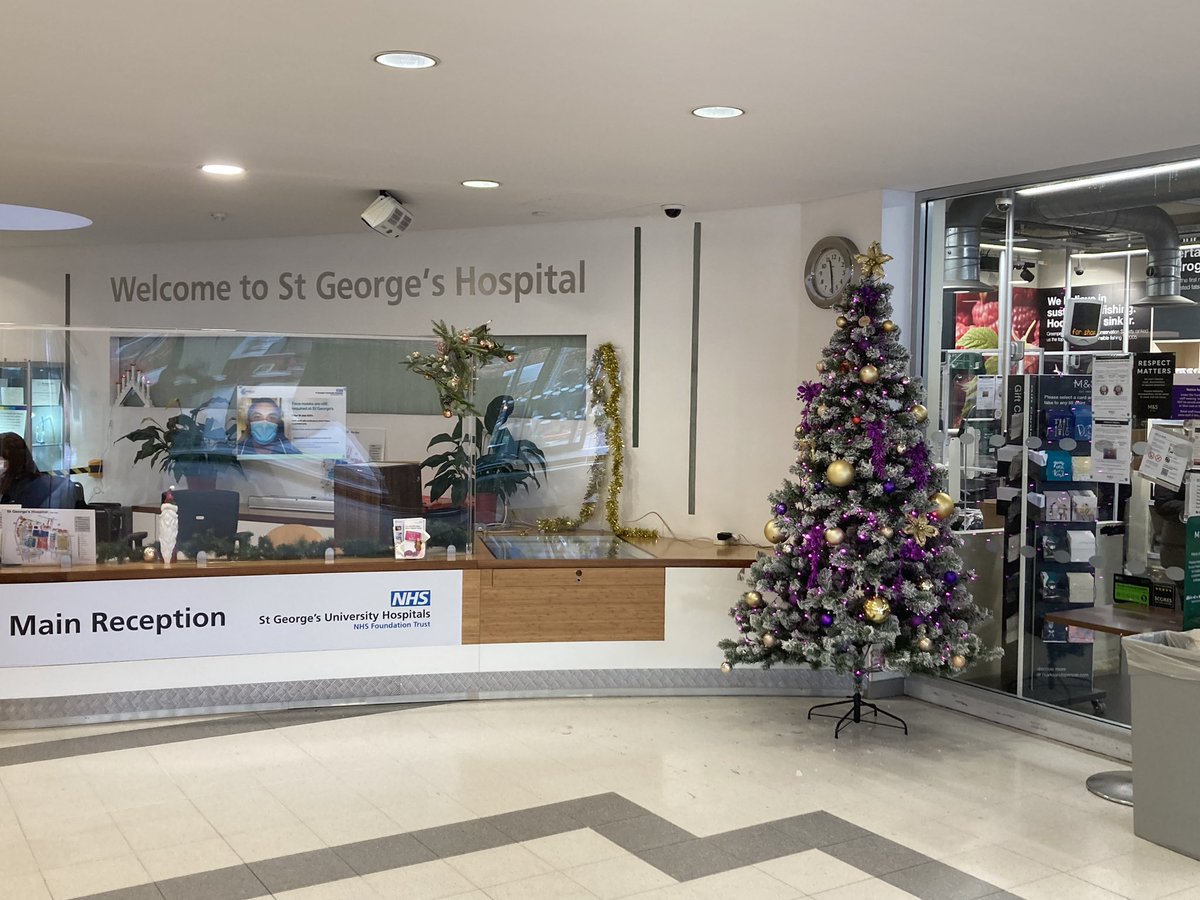 PNhsfm's tweet photo. It’s that time of the year for the Christmas trees to be put up @StGeorgesTrust just need some presents put underneath by old Saint Nick now @JennidomanDoman @CatherineLeak https://t.co/MazL7jCnKF