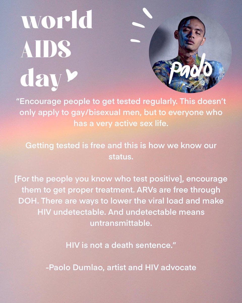 AndyGloryhol's tweet photo. It’s #WorldAidsDay!

Adidas Runners Limitless, #ARLimitless isn’t just about fitness and running. We’re also creating mileage by having a diverse group of queer advocates. #HereWeCreate a community, a safe space, a family.

Don’t forget to get tested regularly and #awrasafely. https://t.co/P61uHatS9r