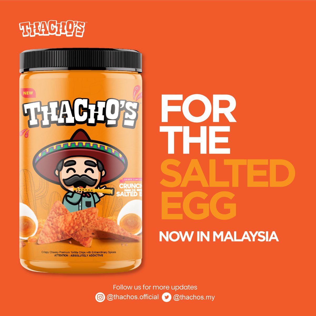 thachos_my's tweet photo. Thachos for the Salted Egg.

Now available in Malaysia.

Rasa? Perfectly unbeliavable.
Kepuasan? 100% terbaik!

Nak dapatkan kat mana?
Sini:
https://t.co/LNvElp0Ec0 https://t.co/2U0JqrnBpP