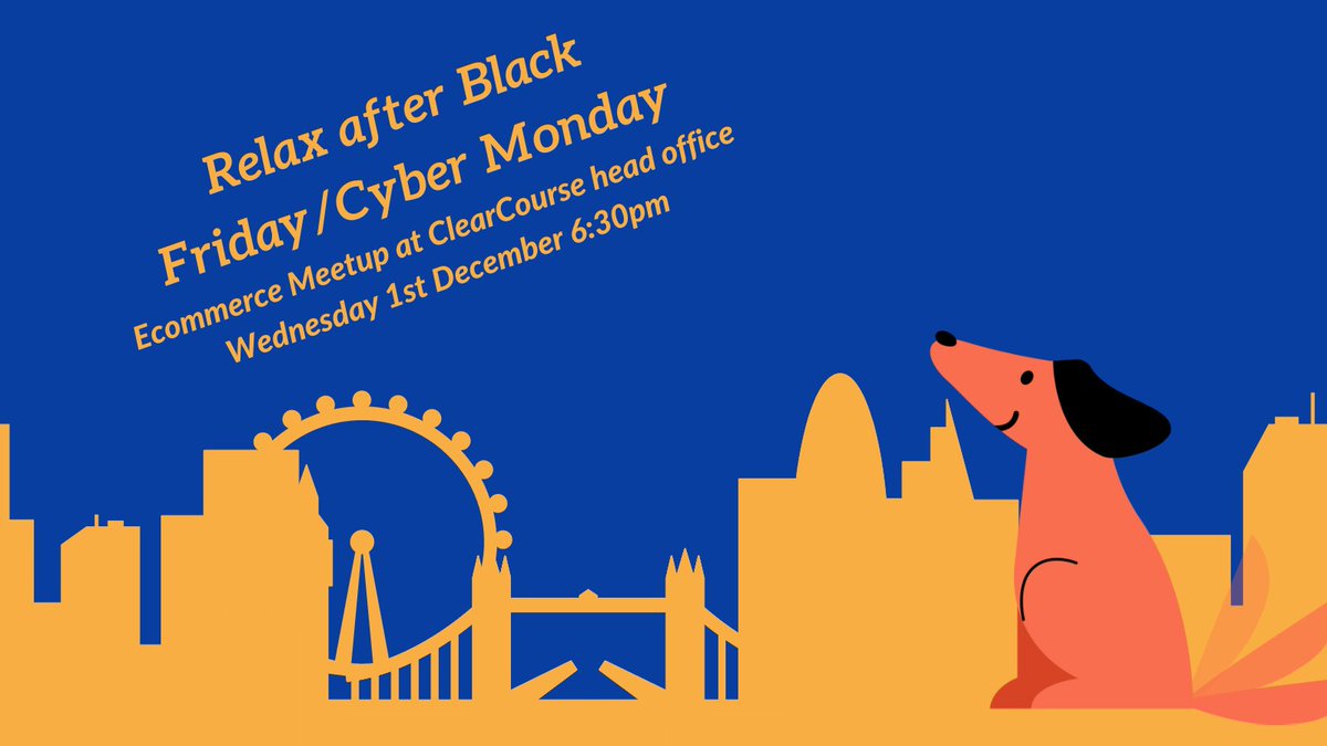craftyclicks's tweet photo. If you're in London today and looking to relax with a well earned drink after #BlackFriday, come and join us from 6:30 at @ClearCourse head office.

https://t.co/6TFk7hOeYW

Not got a meetup login? Just let us know you are coming and we'll make sure there's a place for you! https://t.co/8hOkp91Y0K