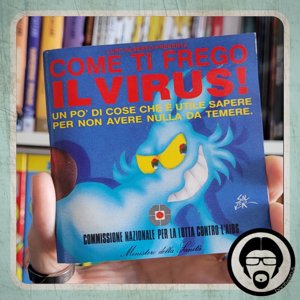 bonfiweb's tweet photo. Oggi è la #worldaidsday.
Nel lontano 1991 questo opuscolo con protagonista Lupo Alberto entrò nelle scuole creando scompiglio.
#lupoalberto #silver #worldaidsday2021 #aids #hiv #fumetti #comics #scuola #prevenzione https://t.co/nWtxcqfl3U