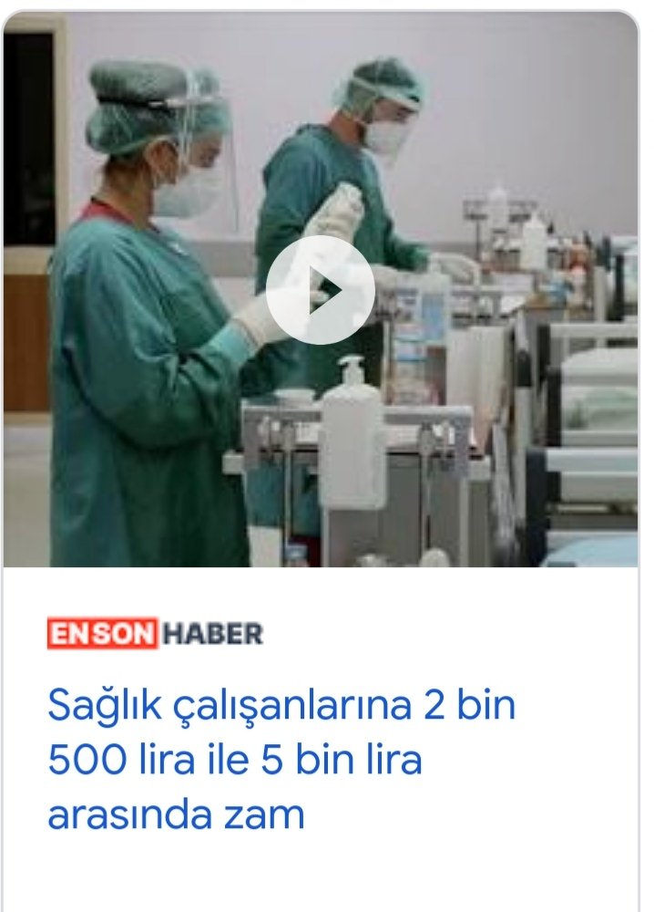 Bizde kimse haberi okumaz başlığa bakar,yanlış anlaşılmasın sağlık çalışanları derken bakan doktorlardan bahs ediyor. Sağlık işçileri pandemi koşullarında bile sağlık çalışanı sayılmadı.Bizim sözleşmemiz deki haklarımızı bile gasp edenlerden lutuf istemiyoruz.