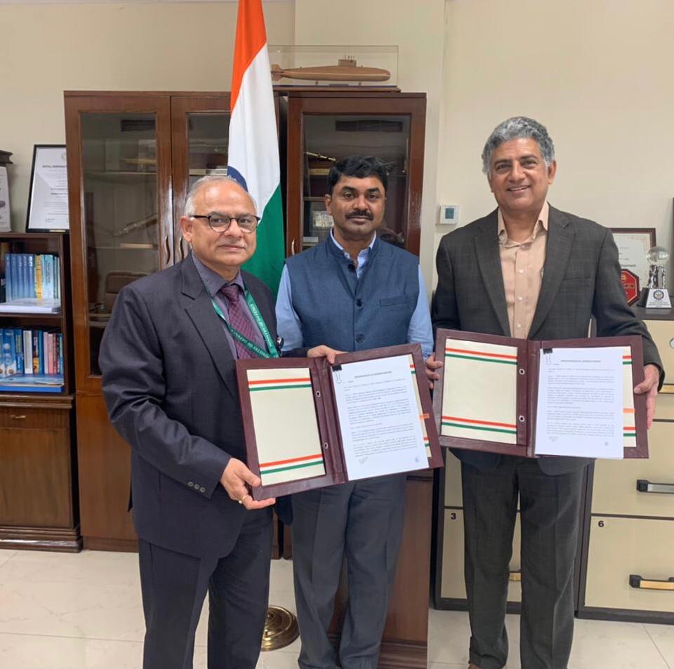 The MoU was signed between the president of IIT Alumni Council  Shri Ravi Sharma and Director General Technology Management of DRDO Shri HB Srivastava in the presence of Secretary DDR&amp;D and Chairman DRDO Dr G Satheesh Reddy.