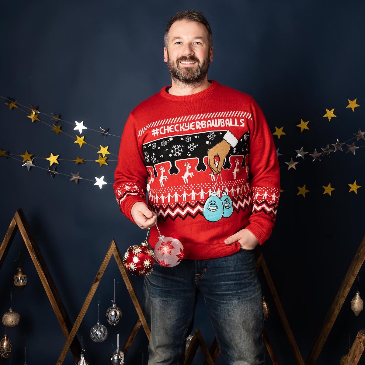 CahonasScotland's tweet photo. It’s #CheckYerBawballs challenge time! Help us raise awareness of Testicular Cancer

1️⃣ Take a pic with some Christmas baubles/bawballs, 

2️⃣ Nominate 3 ballsy people to do the same

3️⃣ Share on your social media with the hashtag #CheckYerBawballs and tag @cahonasscotland https://t.co/00BLYfGHIe