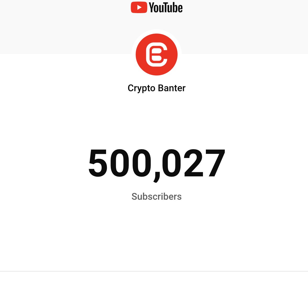 I'm lost for words. 500k subs in 10 months!

Thank you!