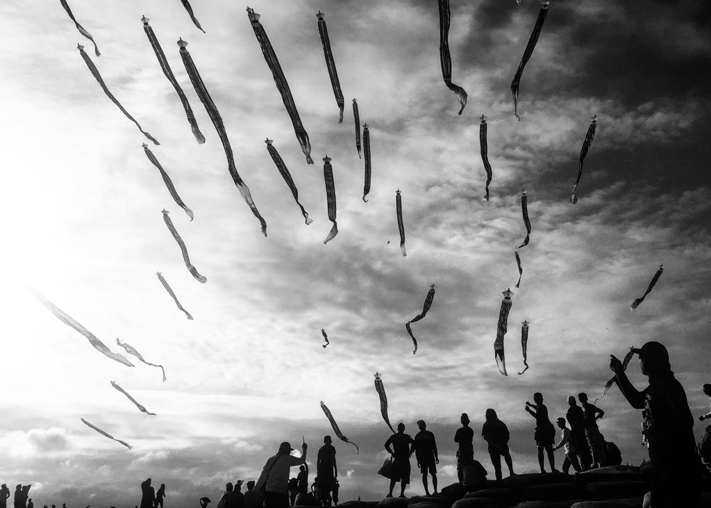 Tibalism's tweet photo. I grew up flying kites in Brazil, watched people flying kites in many parts of the world, but nothing can beat the Bali Kites Festival. It’s wild and unique! Collection available on Opensea. 🪁 https://t.co/MFz0G1kcoW