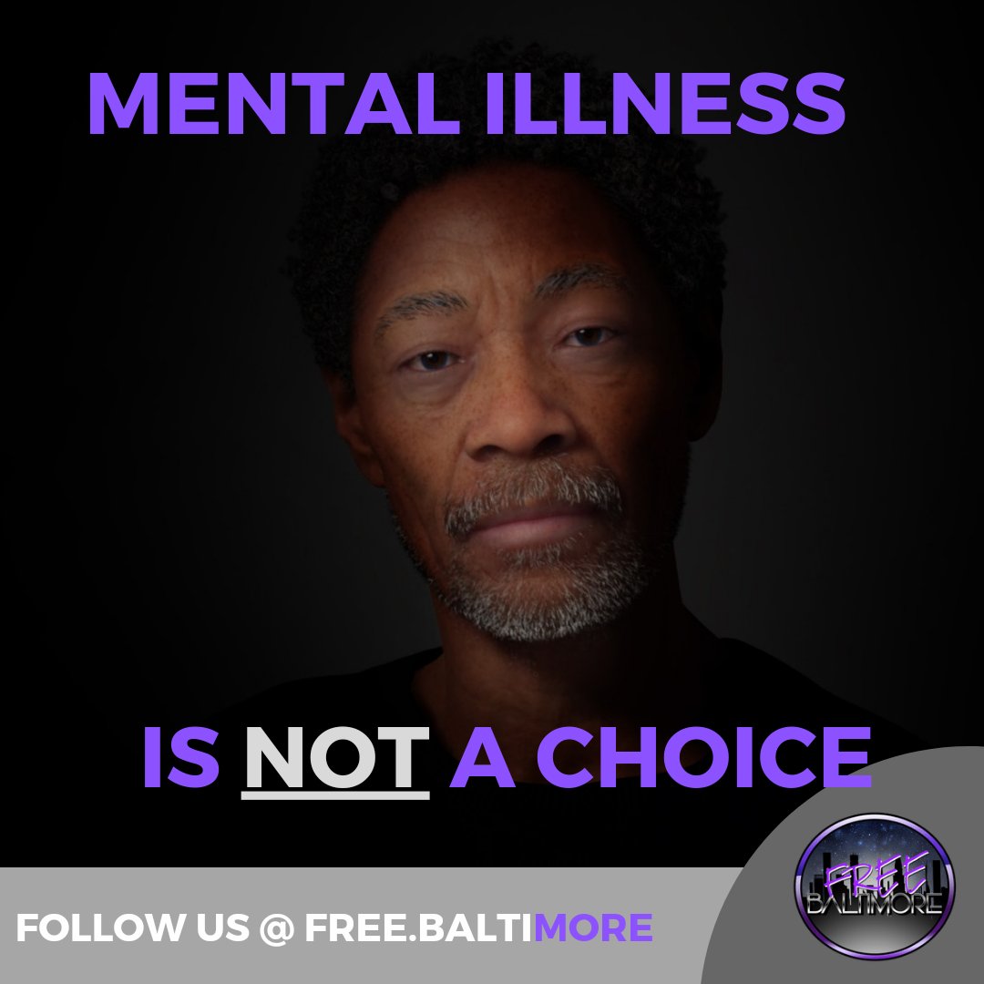 Freebaltimore1's tweet photo. Mental illness is not a choice! It's complex. BUT help is available!
#stopthestigma https://t.co/gyE4EaGVzZ