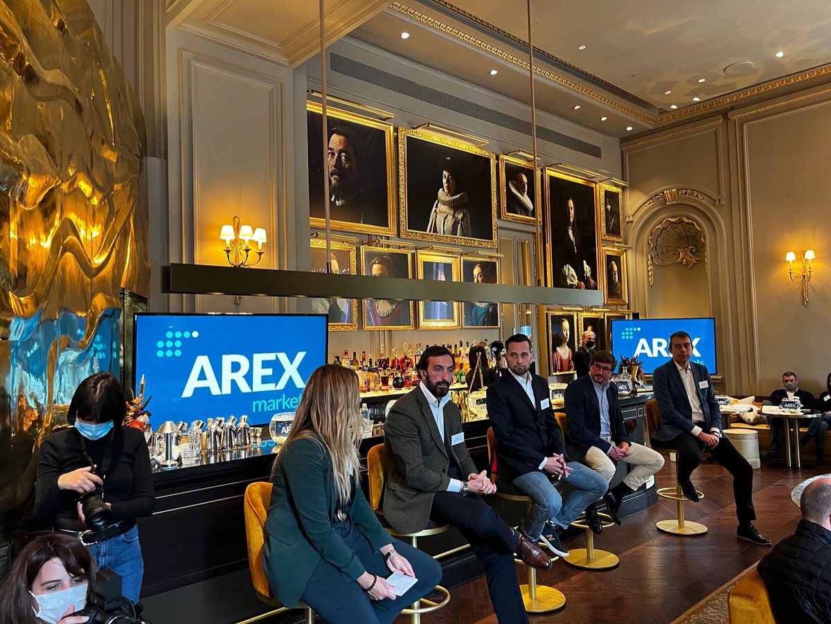 AREXmarketsES's tweet photo. En la mesa redonda, nuestro cofundador @perttujalkanen y @CarlosDGGalarza, Manager Strategic Partnerships, en compañía de @JLMZabala, VP de @SageSpain y @Pablo_BlascoB, fundador de @SpainFintech ¡Os esperamos! #SomosArex https://t.co/hORQKosyPo