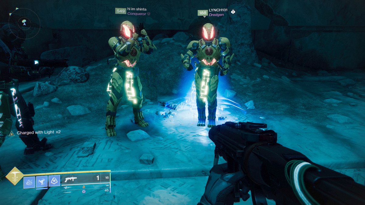 xPickles77x's tweet image. The yellow Titan twins in VoG last night 😂
#Destiny2 #DestinyTheGame #VaultofGlass