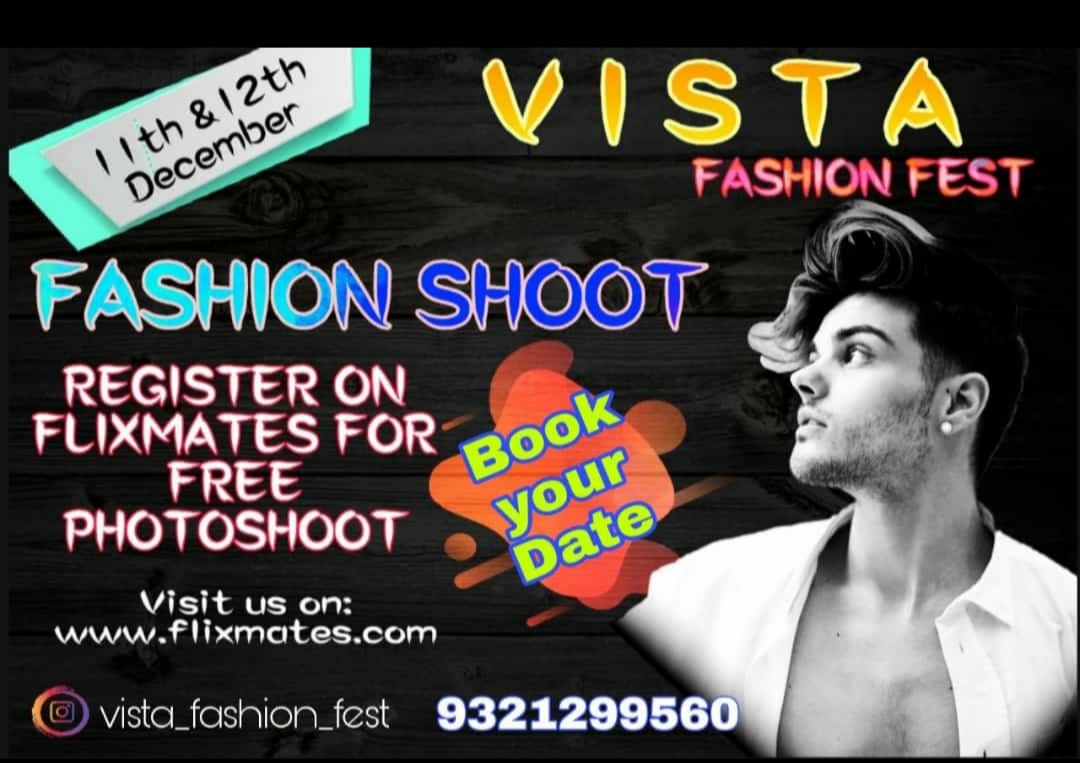 flixmates's tweet photo. Free PHOTOSHOOT announced !
Save the date for 11th &amp; 12th Dec
Registration only on FLIXMATES
create your profile today on https://t.co/7JaVqAuFKT
and apply for FREE PHOTOSHOOT today
#freephotoshoot #modelshoot #modeling #fashion #fashionshow #mumbaifashion #flixmates https://t.co/CEnRZlGDWX