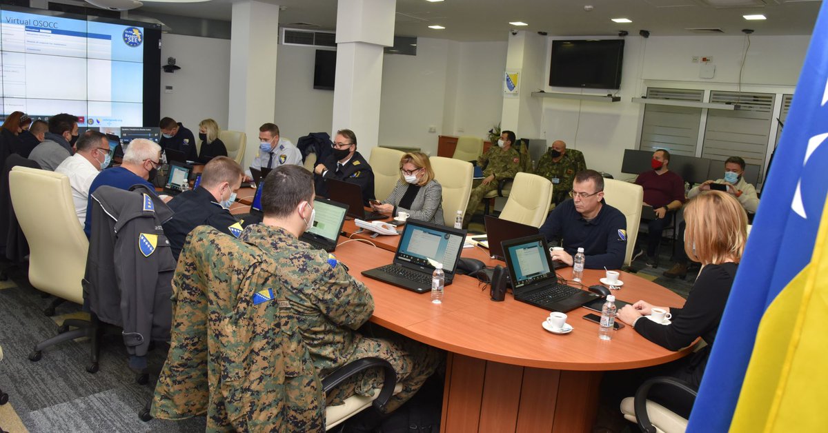 MSBosnia's tweet image. Command Post Exercise #ResponSEE held in OKC BiH 🇧🇦 - 112. Aim of this EU funded project is to strengthen disaster preparedness in the Western Balkans by increasing interoperability, enabling and supporting cooperation for international disaster response.