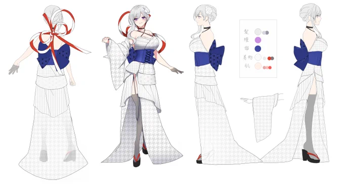 MUS1CAさん【@ MUS1CA_vsinger】の新3D三面図イラストをスタイリストさん監修の下で描かせて頂きました!
よろしくお願いいたします。 #MUS1CA 