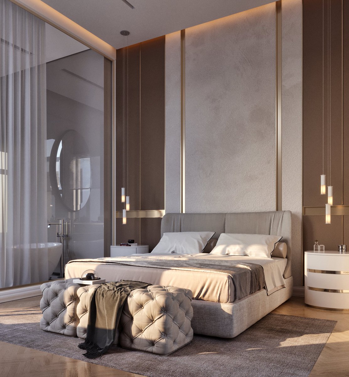 MSP_Designs's tweet image. الإضاءة المعلقة دائما ما تكون أضافه رائعه في غرفه النوم.
#mspdesign #bedroom #style #interiordesign #modern #architecture 
شاهد تصميمتنا  🌟 instagram.com/p/CP0t7T_DrWd/…