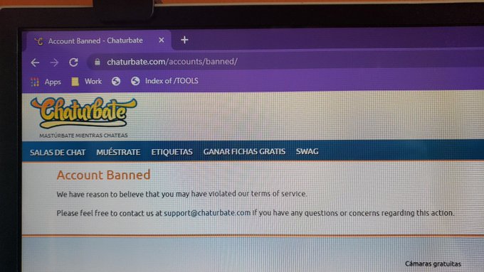Insta-banned when trying to age verify. Looks like #chaturbate forgot to un-flag my passport. #freecheeseburgerjesus<a href="/tag/chaturbate"class="tags"><span>#chaturbate</span></a><a href="/tag/freecheeseburgerjesus"class="tags"><span>#freecheeseburgerjesus</span></a>