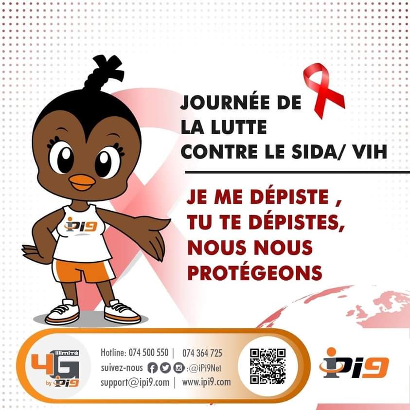 Journée Mondiale de Lutte contre le VIH / SIDA

Thème 2021: « Mettre fin aux inégalités. Mettre fin au sida. Mettre fin aux pandémies. »
#web7 #SiteWeb #VisibilitéWeb  #PromoiPi9   #Nos_Pass_Illimité_4G_LTE #SurfEnBig #Sidaction #VIHSIDA