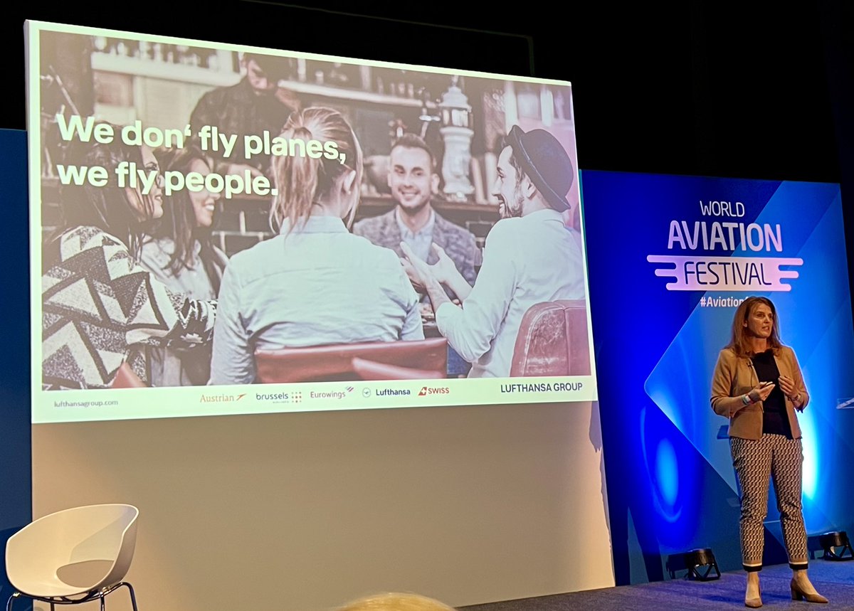 We don’t fly planes, we fly people.💛

Great reminder from the <a href="/lufthansa/">Lufthansa</a> Group at the WAF <a href="/airlinesblog/">World Aviation Festival</a> today in London.

#PaxEx #AviationFest #airlines