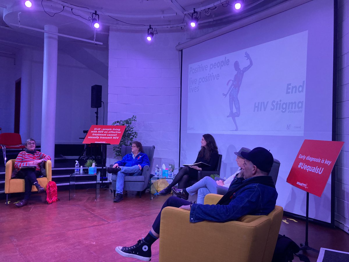 MartinDavoren's tweet image. @Siobhan_ODowd a founding member of Cork AIDS Alliance setting the scene at our panel discussion for #EndHIVStigma at our #WorldAIDSDay event here @FirkinCrane