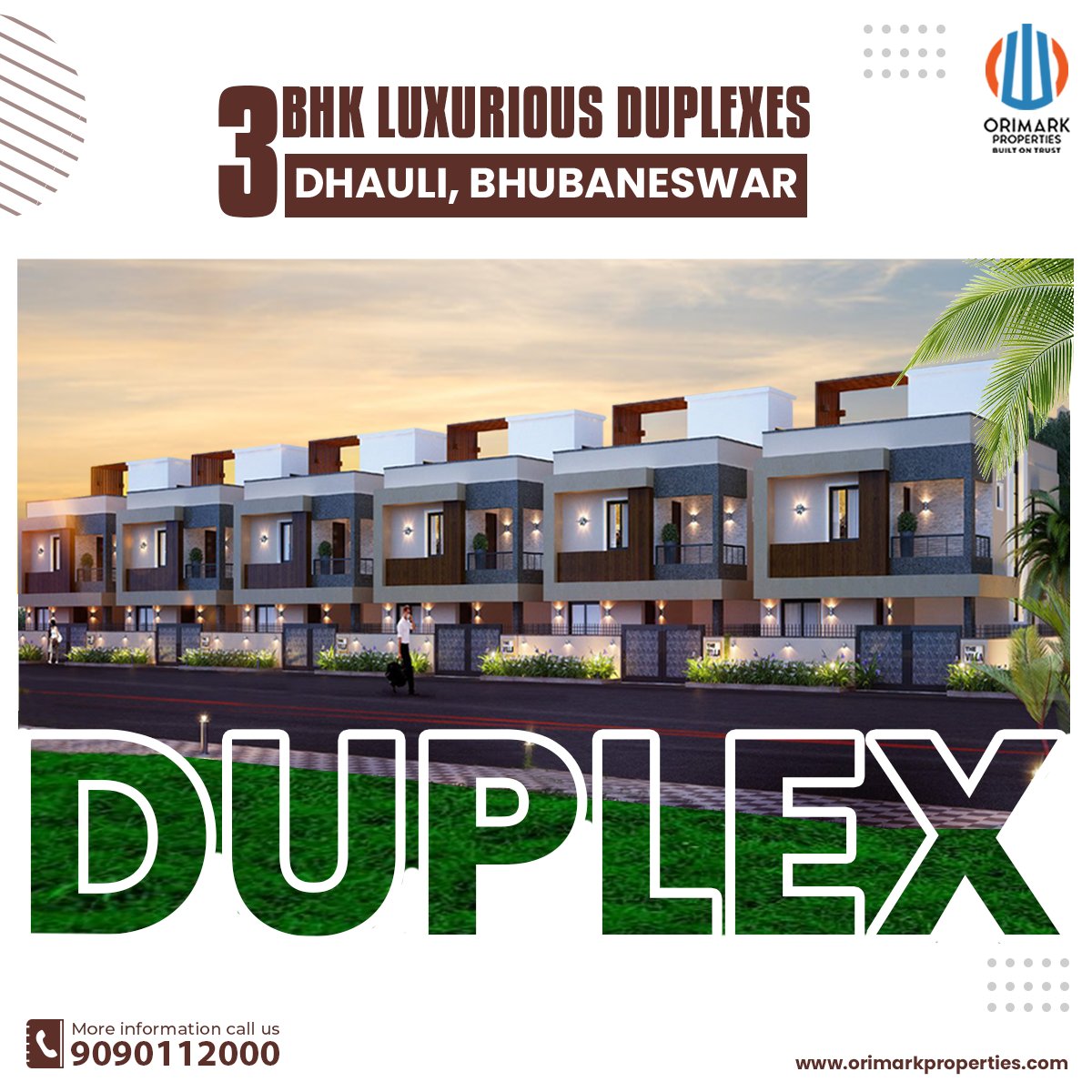 orimarkproperty's tweet photo. With the endless possibilities for a good and luxurious life in the smart city, #OrimarkProperties brings to you a 3 BHK #luxuriousduplex at #Dhauli, Bhubaneswar! Book your dream home now!
Get in touch today @ 9090112000.
#3BHKDuplex #BhubaneswarProperty #RERA https://t.co/YMP7AccnZH