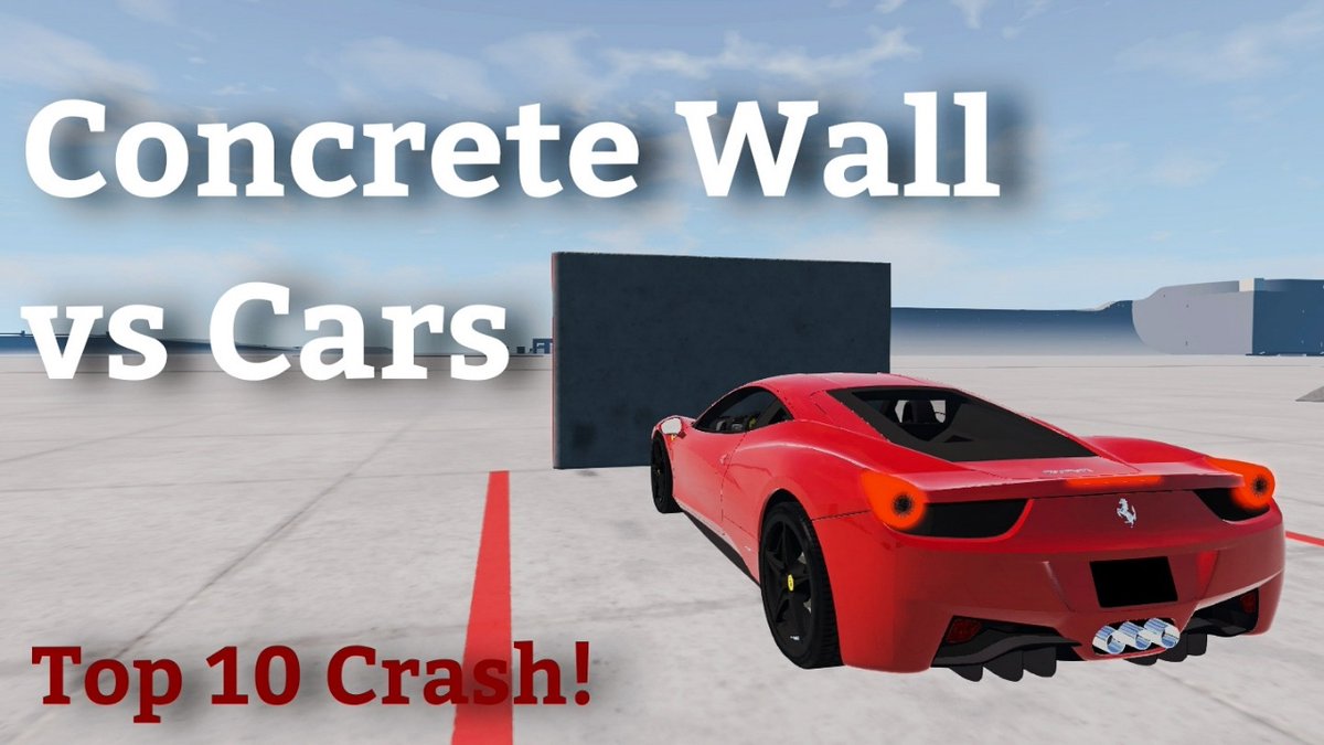TOP 10 #Crash: Concrete Wall vs #Cars #2 - BeamNG Drive youtu.be/X0N3yFdHApU via <a href="/YouTube/">YouTube</a>