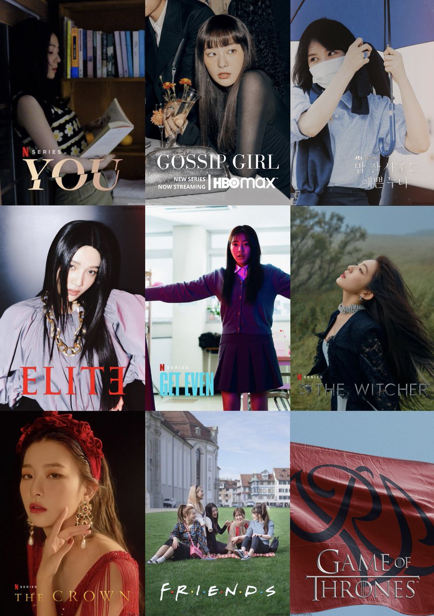 #RedVelvet as TV show posters
