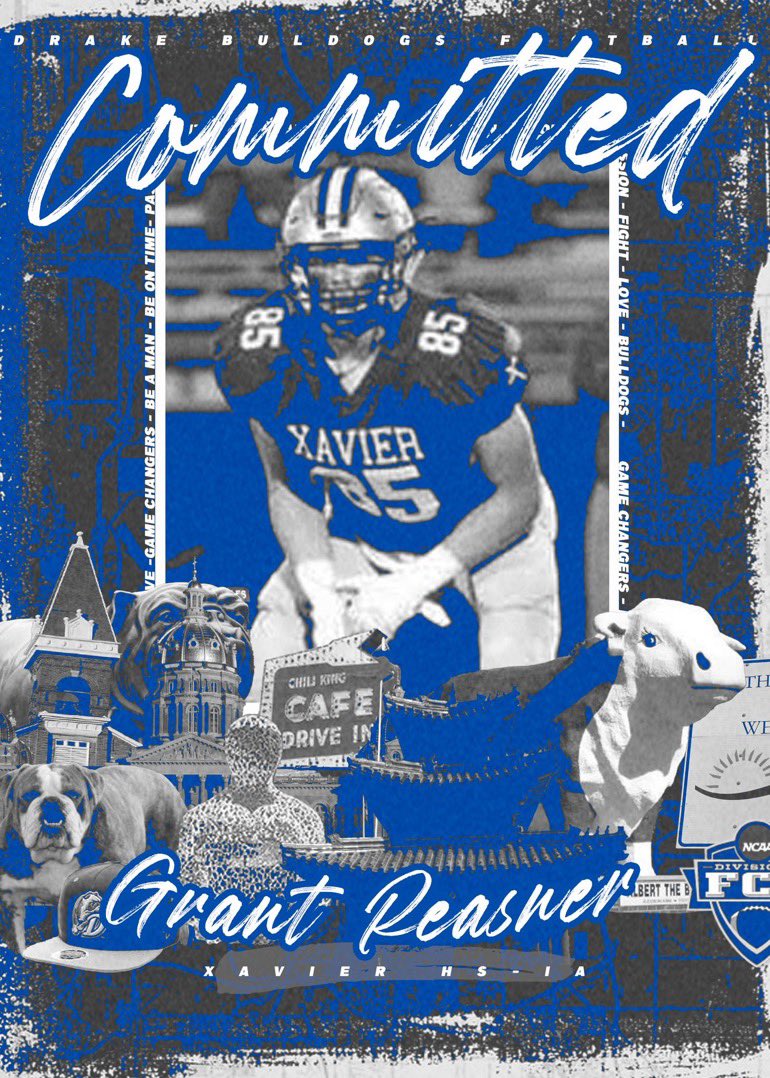 grantreasner's tweet photo. Excited for the opportunity!🟦⬜️
@DrakeCoachSmith @coachsflynn @tstepsis @DrakeBulldogsFB @PFLNews https://t.co/RMEA20VpiI
