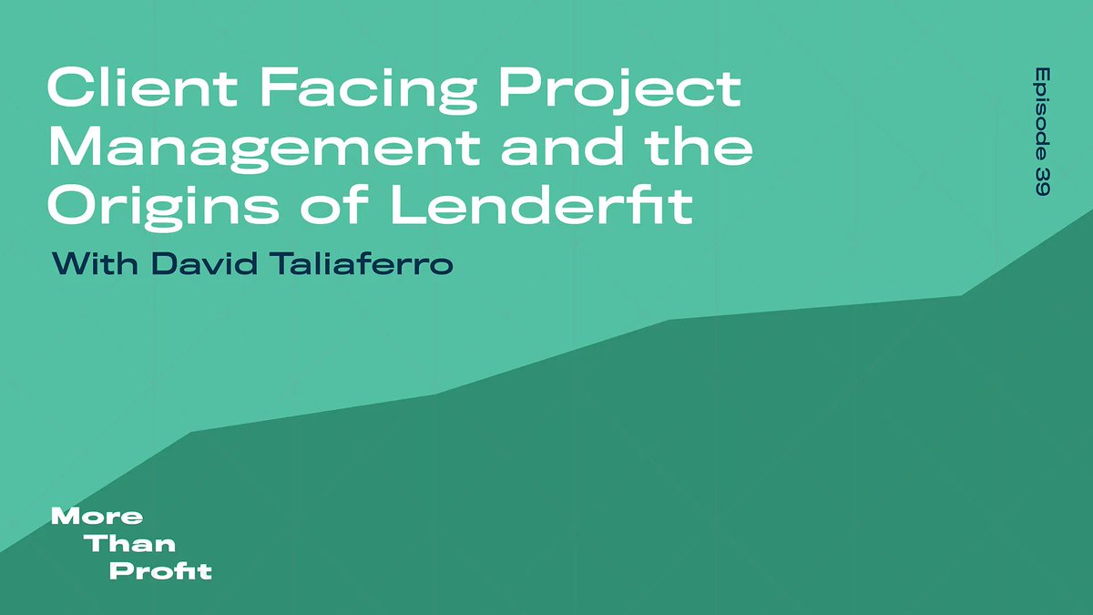 lenderfitnow's tweet photo. Want to know more about Lenderfit? Hear our CEO @dtaliaferro on the More Than Profit podcast talking about microfinance, loan tools, and the ways in which innovation is needed to grow inclusivity. Listen here! #LOS #Loanoriginationsoftware https://t.co/lDrhpvYEkv https://t.co/dzoPs878yv