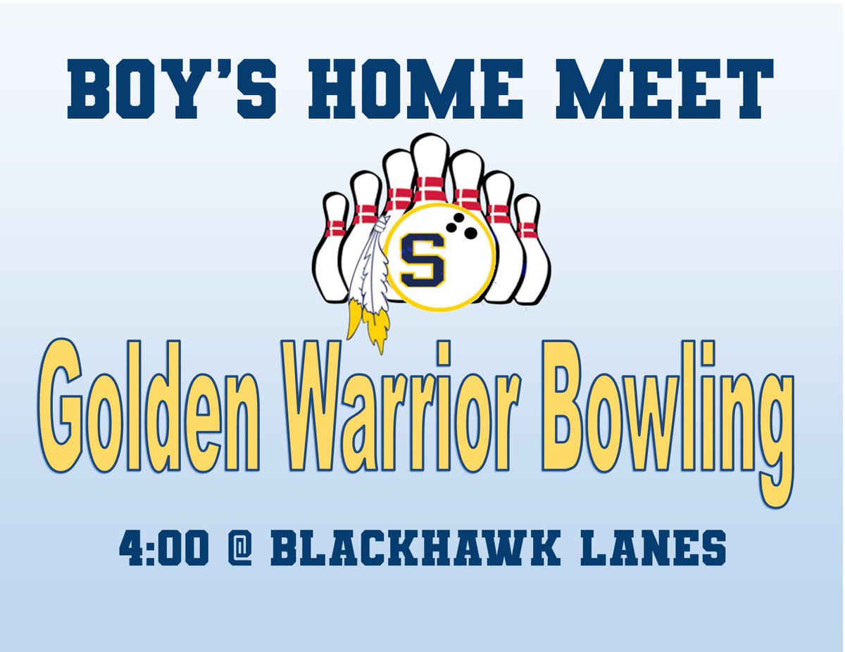 shs_bowlers's tweet photo. Girls are looking for their first win and the boys are looking for a come back as they both face Peru’s St. Bede!!  Let’s pack the house!!  #GOldenWARRIORS #DOOURTHING @shs_gldnwarrior @GoldenWarriorAD @itsmitchguzz_ @shsgirlsbowling https://t.co/0ZJLRJGpYY