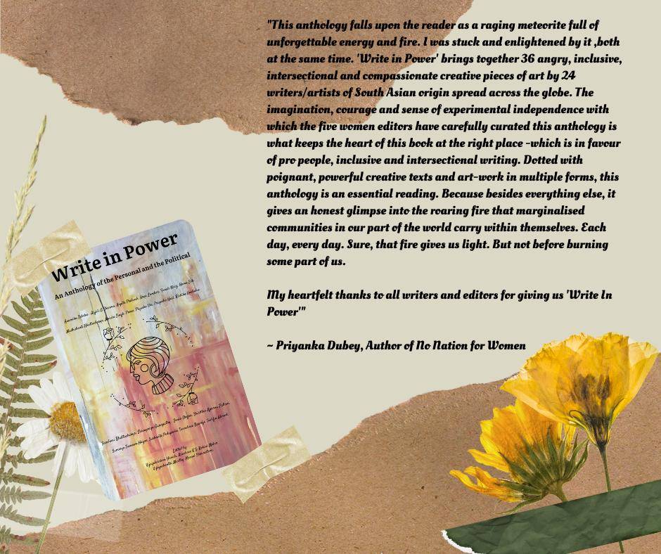 HiddenPenColl's tweet photo. Thank you so much @writetopd for these words of appreciation for Write in Power ❤️
We are truly thrilled! 
@haadibadi @Roh_Malur @neelavaanam_vs @shorshemaach @GranthaMaven @ravikiranrkr https://t.co/YEzzeZrPXg