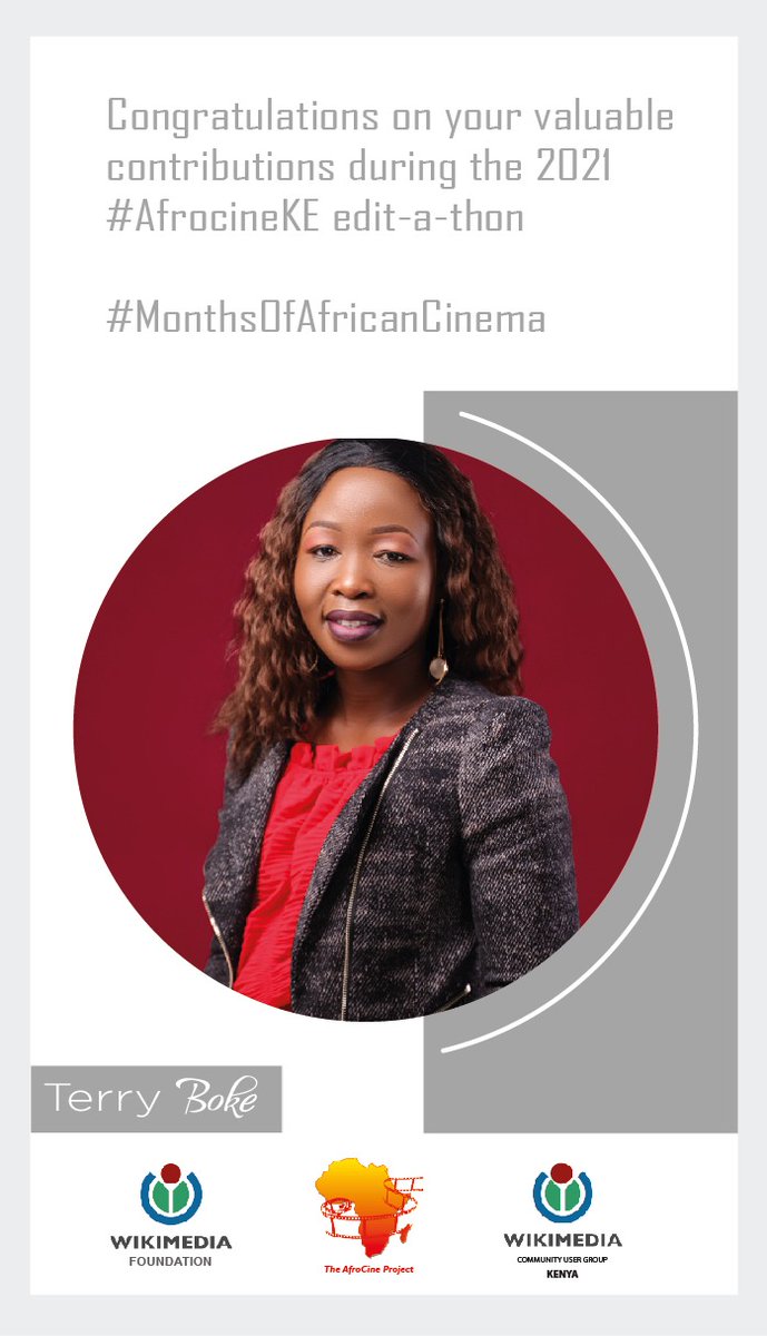 WinnieKabintie's tweet photo. Kudoz @teresia_boke for a job well done. #AfrocineKE #MonthsOfAfricanCinema @AfrocineProject https://t.co/XutZKQ8dlN