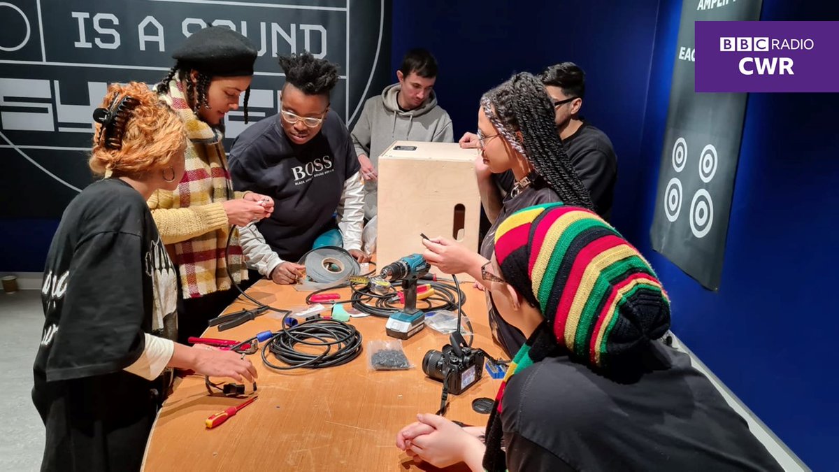 BBCCWR's tweet photo. The winner of the #TurnerPrize will be announced in Coventry tonight. 

Nominees #BOSS have made a Sound System with Coventry based @sistersindub throughout the exhibition @The_Herbert @Coventry2021. BOSS have gifted it to them and the city. 

📻 https://t.co/AwkdG5XUKT https://t.co/isrMcznNHr