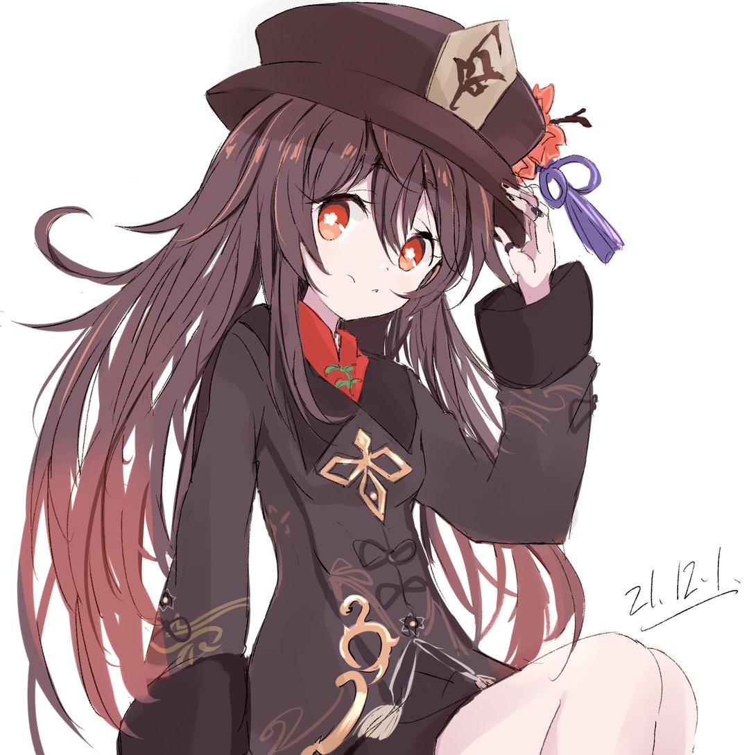 胡桃「胡桃さん( i _ i ) #原神 #胡桃 https://t.co/FuMqI」|COREのイラスト