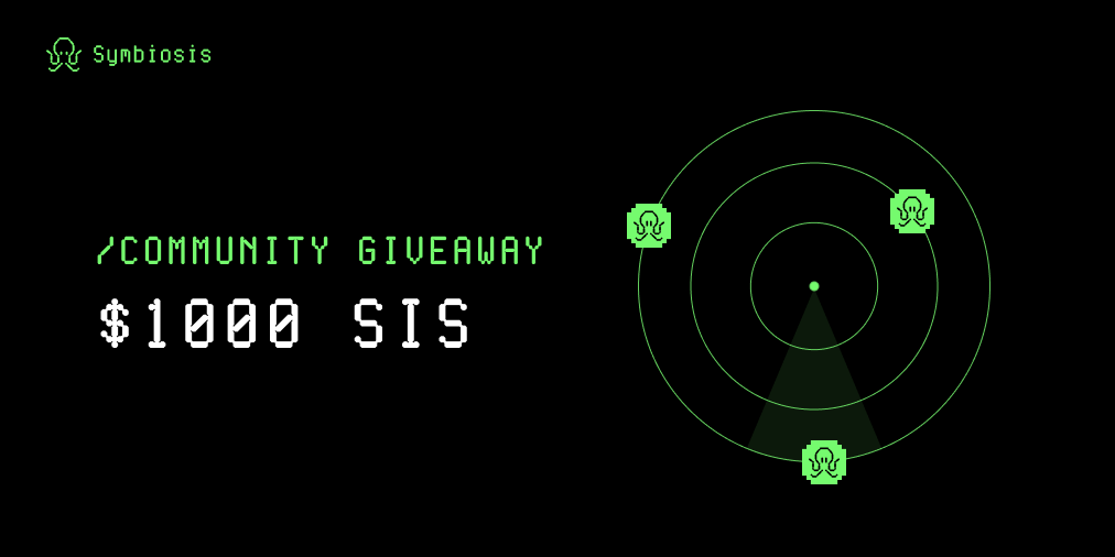 To celebrate our public rounds, we're giving away 1000 $SIS!

1. Join our TG t.me/symbiosis_fina…
2. ❤️ &amp; RT this message
3. Tag 5 friends

20 winners receive $SIS ✨

Participate NOW:

👉 on <a href="/Bybit_Official/">Bybit</a> - bit.ly/3xLiNEU
👉 on @gate_io - bit.ly/3E7ZLuA