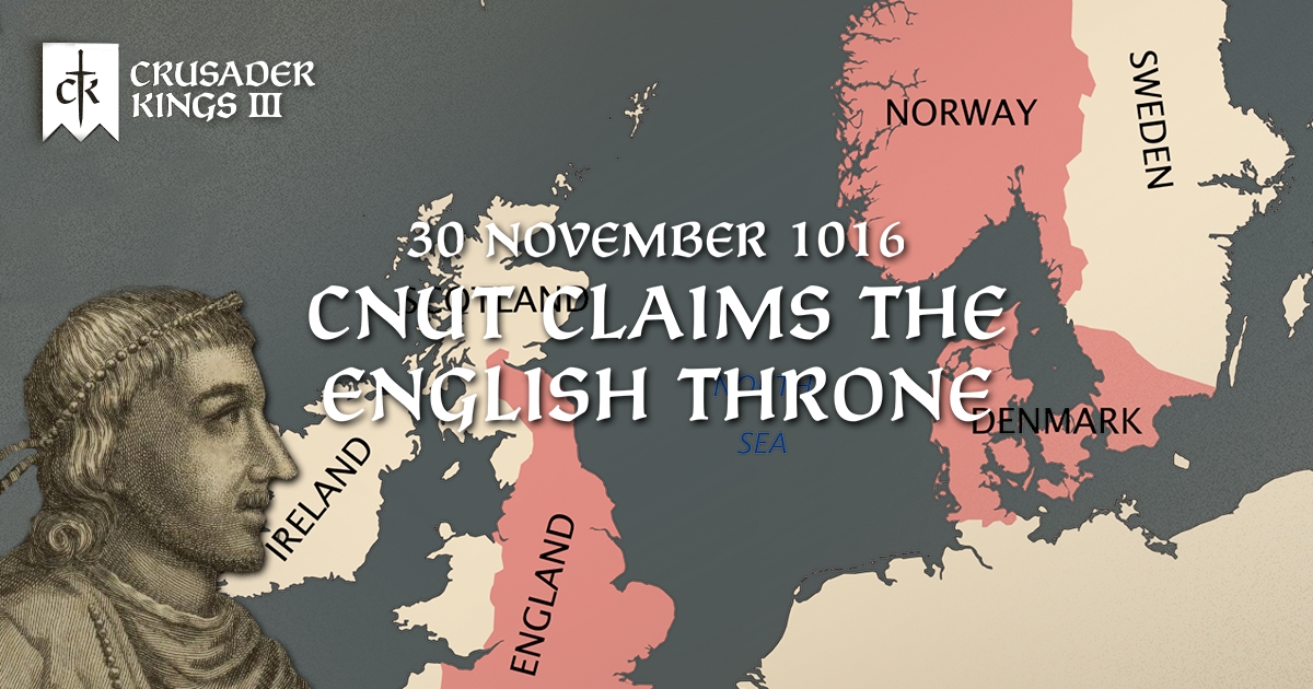 Crusader Kings III on Twitter "💡 Did you know? Cnut ruled over England